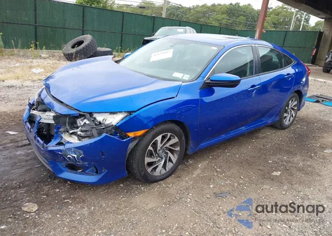 2017 Honda Civic Ex z USA, uszkodzony, nr VIN 19XFC2F76HE213717